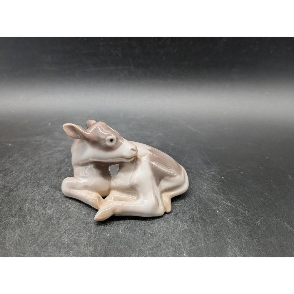 Bing & Grondahl B&G 2168 Porcelain Lying Calf Figurine Denmark Vintage 3"